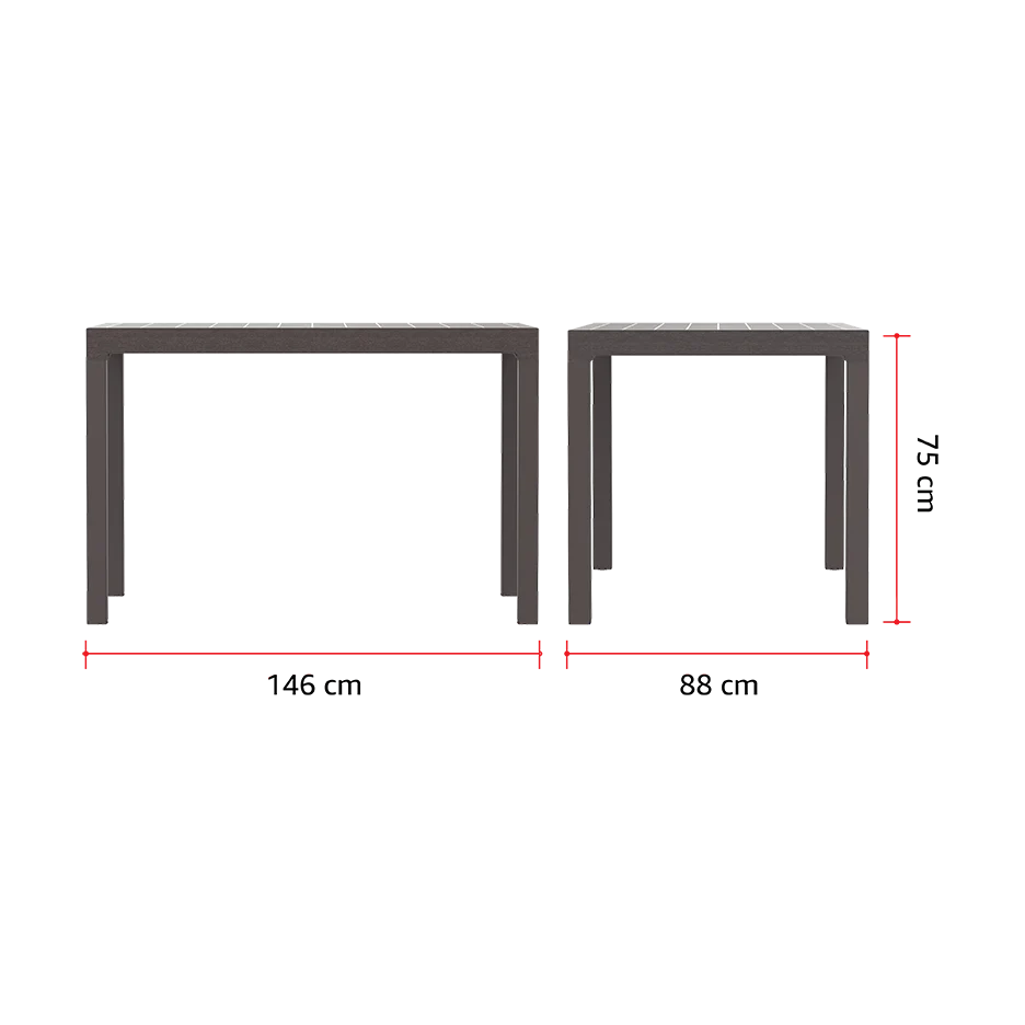 Cedargrain 6-seater Outdoor Dining Table