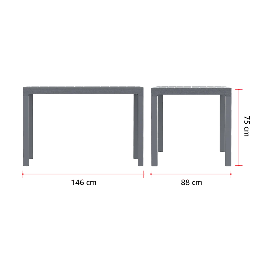 Cedargrain 6-seater Outdoor Dining Table