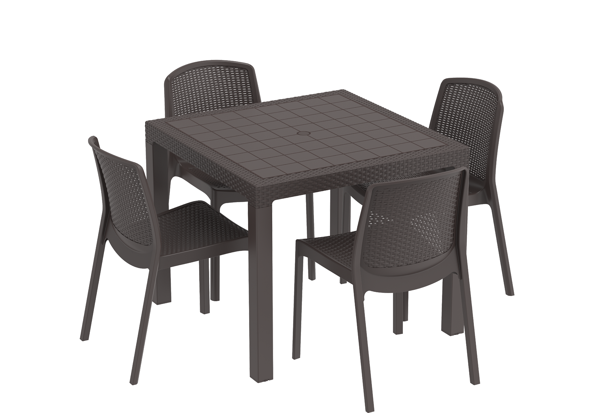 4-SEATER OUTDOOR DINING SET